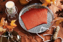 Load image into Gallery viewer, Ambiente Embossed Napkins Elegance Orange -  Available in 2 sizes
