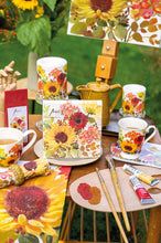 Load image into Gallery viewer, Ambiente Melamine Tray Sunny Flowers Cream - 13x21cm
