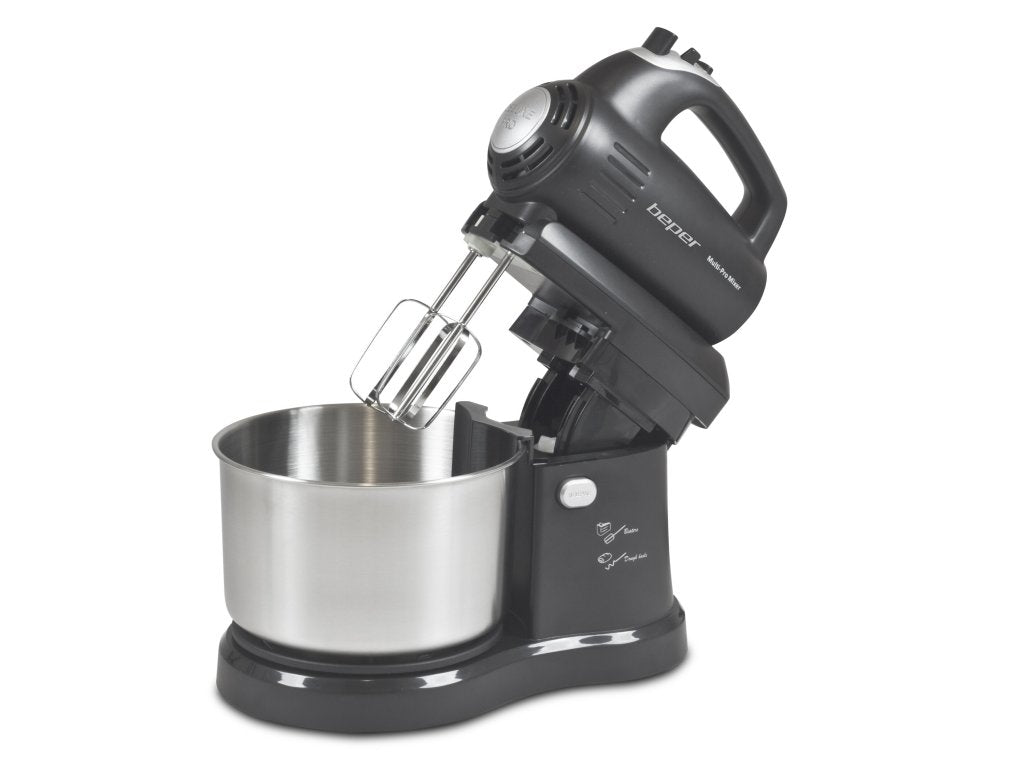 Beper Swing Mixer With Rotating Bowl & 5 Speeds, 2.8L - 240W