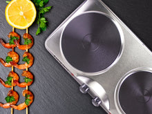 Load image into Gallery viewer, Beper Electric Cookers with 2 Cast Iron Plates, 1500W + 1000W
