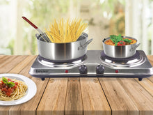 Load image into Gallery viewer, Beper Electric Cookers with 2 Cast Iron Plates, 1500W + 1000W
