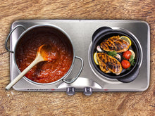 Load image into Gallery viewer, Beper Electric Cookers with 2 Cast Iron Plates, 1500W + 1000W
