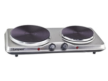 Load image into Gallery viewer, Beper Electric Cookers with 2 Cast Iron Plates, 1500W + 1000W
