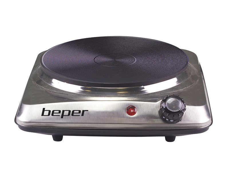 Beper Electric Cooker with 1 Cast Iron Plate - 1500W