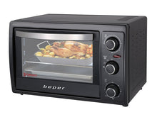 Load image into Gallery viewer, Beper Electric Oven with Adjustable Thermostat and Timer - 1300W
