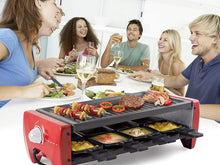 Load image into Gallery viewer, Beper Rectangular Raclette with 8 Plates &amp; Grill - 1200W
