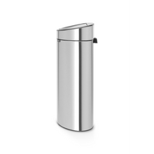 Load image into Gallery viewer, Brabantia Flatback Touch Bin - 40 Liters, Matt Steel Fingerprint Proof

