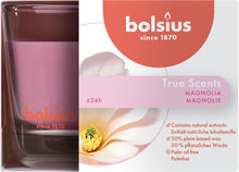 Load image into Gallery viewer, Bolsius True Scents Magnolia Candle in Glass, Scented - Available in different sizes
