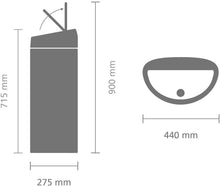 Load image into Gallery viewer, Brabantia Touch Bin, 40 Liters - Matt Black
