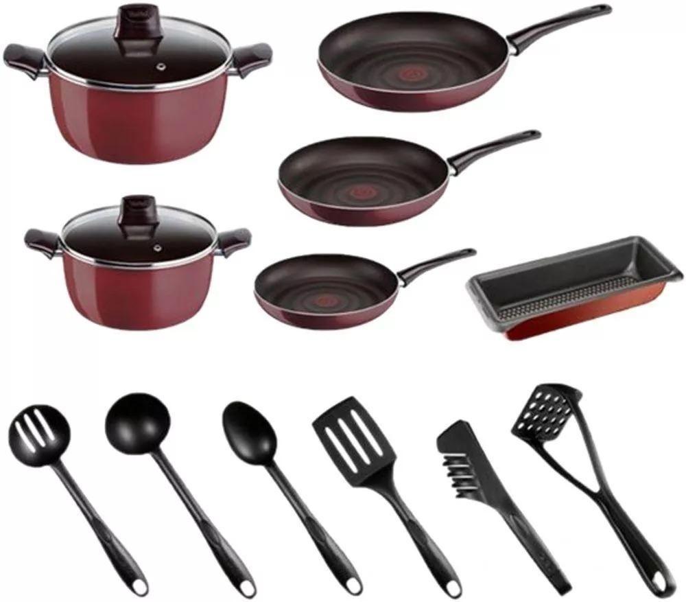 Tefal Pleasure Cookware & Utensils Set - 14 Pieces