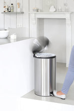 Load image into Gallery viewer, Brabantia  Recycle Pedal Bin  with 2 Compartments, 2 x 20 Liters – Matt Steel Fingerprint Proof
