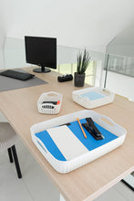 Load image into Gallery viewer, Curver Knit Set of 3 Tray Baskets A4, A5 &amp; A6- Off White
