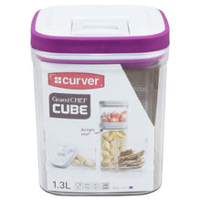 Load image into Gallery viewer, Curver Dry Cube Food Canisters - 0.8L or 1.3L - Purple
