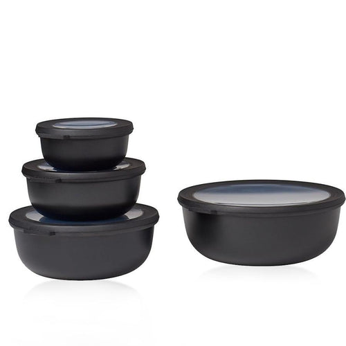 Rosti Mepal Cirqula Multi Bowls with Lids - Nordic Black
