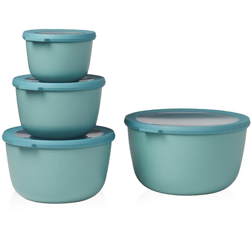 Rosti Mepal Cirqula Multi Bowls with Lids - Nordic Green