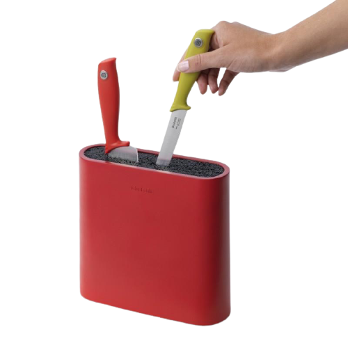 Brabantia Tasty + Knife Block/Stand - Red