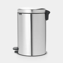 Load image into Gallery viewer, Brabantia Pedal Bin, 20 Liters - Matt Steel Fingerprint Proof
