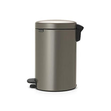 Load image into Gallery viewer, Brabantia New Icon Pedal Bin, 3 Liters - Platinum
