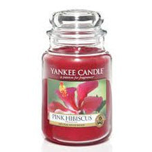 Load image into Gallery viewer, Yankee Candle Glass Jar Candle - Pink Hibiscus
