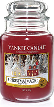 Load image into Gallery viewer, Yankee Candle Glass Jar Candle - Christmas Magic
