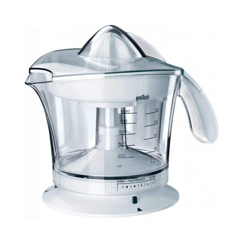 Braun Multiquick 3 Citrus Juicer 1L - 20W, White