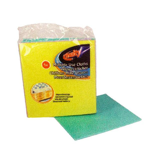 Multy Multiple Use Cloths - Pack of 5
