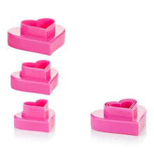 Load image into Gallery viewer, Tescoma Delicia Heart Cookie Cutters - Double Sided
