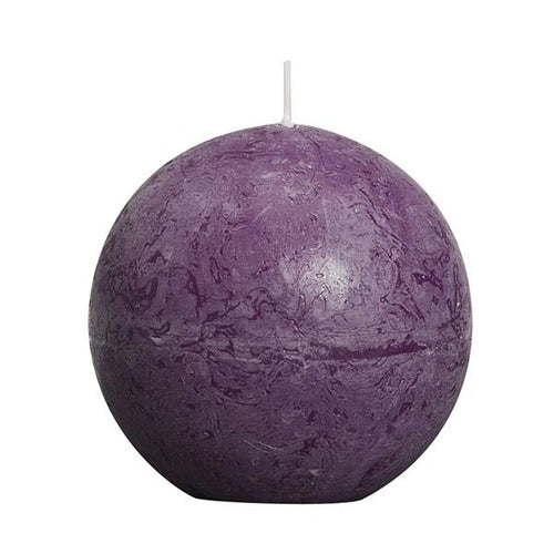 Bolsius Round Rustic Candle - Unscented - 145mm