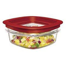 Load image into Gallery viewer, Rubbermaid Premier Easy Find Lids Food Storage Containers -1.25 Cups, Red
