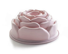 Load image into Gallery viewer, Ibili Silicone Rose-Shaped Bundt Cake Pan
