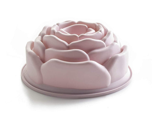 Ibili Silicone Rose-Shaped Bundt Cake Pan