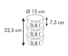 Load image into Gallery viewer, Tescoma Lunch Bag with 3 Food Containers - 0.8L
