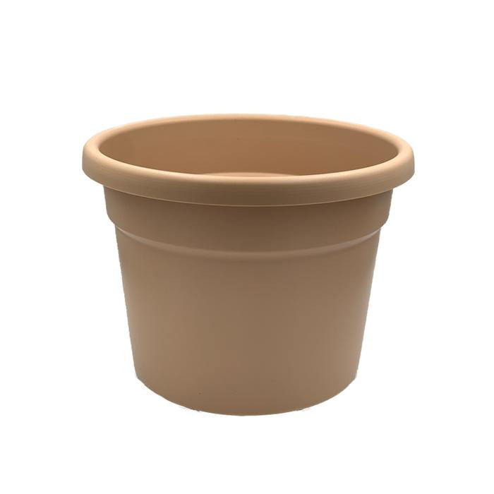 Viomes Cylindro Flower Planters - 25cm, Off White or Sand Beige or Dark Grey