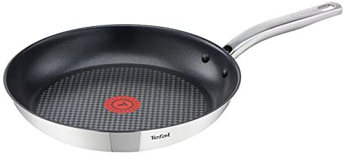 Tefal Intuition Stainless Steel Frying Pan, 24cm