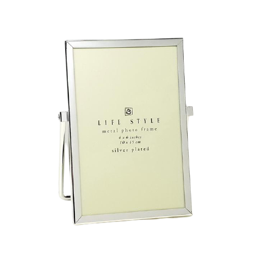 Jingle Metal Photo Frame - Silver Plated