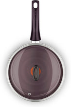 Load image into Gallery viewer, Tefal Dark Ruby Sautepan, 24cm with Lid
