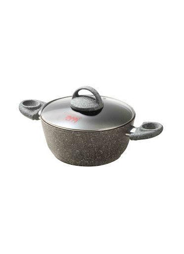 Accademia Mugnano Granite Saucepan with Glass Lid