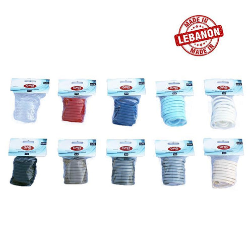 Gab Plastic Curtain Clip Rings, Pack of 12 - Multi-Color