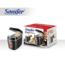 Load image into Gallery viewer, Sonifer Automatic Electric Bread Maker with 12 Programs 730W-870W
