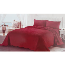Load image into Gallery viewer, Cannon Plush King Size Bedspread Set - 4-Piece Set, Available in Different Colors
