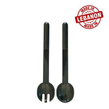 Load image into Gallery viewer, Gab Plastic Set of Salad Spoon and Fork
