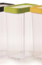 Load image into Gallery viewer, Gab Plastic Rectangular Canister -1.25L
