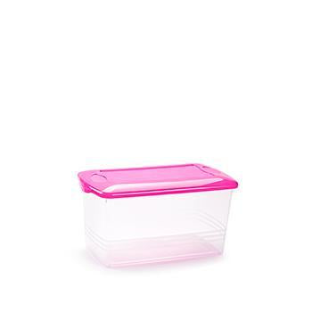 Plastic Forte Multipurpose Box with Snap Closure Lid - 10 Liters , Available in Several Colors