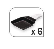 Load image into Gallery viewer, Tefal Simply Line Ambiance Raclette Maker with 6 Plates - Glass - 1000W
