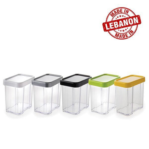 Gab Plastic Rectangular Canister -800ml