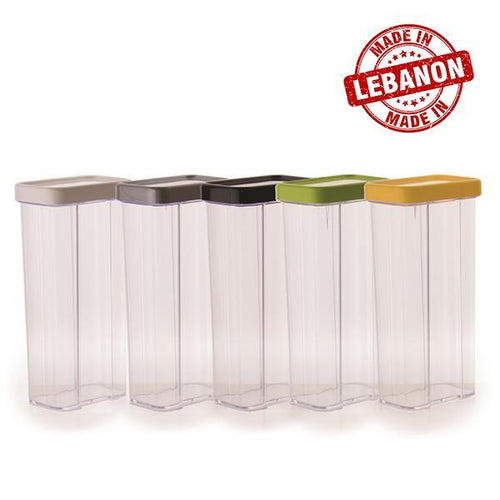 Gab Plastic Rectangular Canister -1.8L