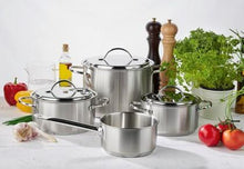 Load image into Gallery viewer, Demeyere Resto Stainless Steel Saucepans with Lids - Available in several sizes
