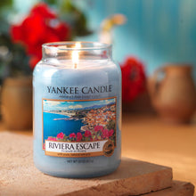 Load image into Gallery viewer, Yankee Candle Glass Jar Candle - Riviera Escape
