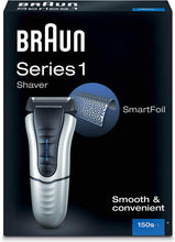 Load image into Gallery viewer, Braun Series 1  Shaver 150 S with Protection Cap, Silver
