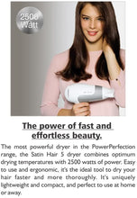 Load image into Gallery viewer, Braun Satin Hair 5 PowerPerfection Dryer with Ionic Function and Styling Nozzle - 2500W
